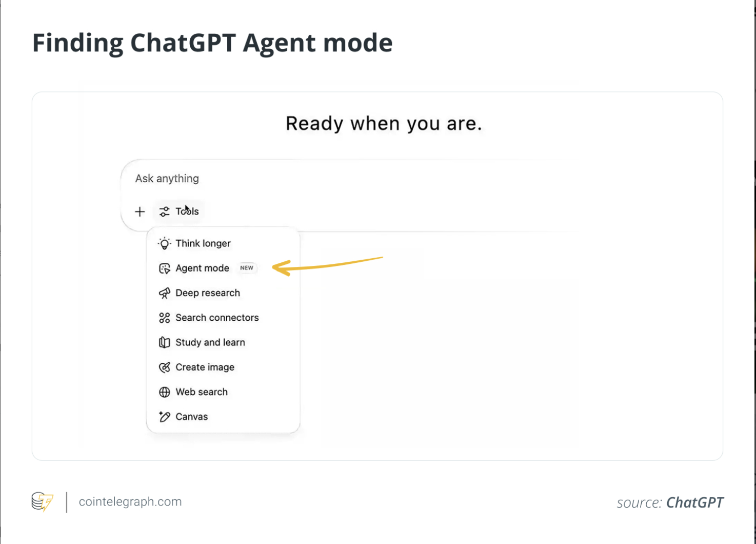 truy cập agent mode của chat gpt.png