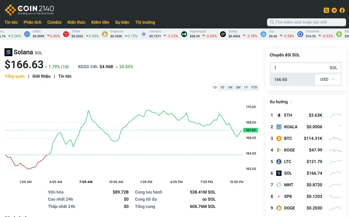 Giao diện biểu đồ giá coin.webp