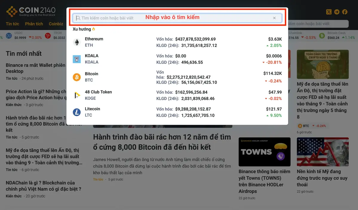 Nhập vào ô tìm kiếm.webp