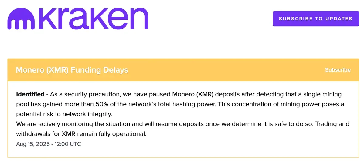 Karen thông báo tạm ngưng nạp XMR.webp