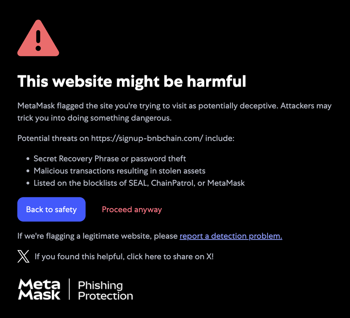 Metamask cảnh báo lừa đảo.webp