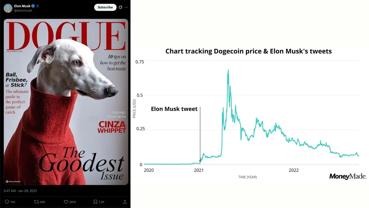 Elon tweet và pump chart (1).webp