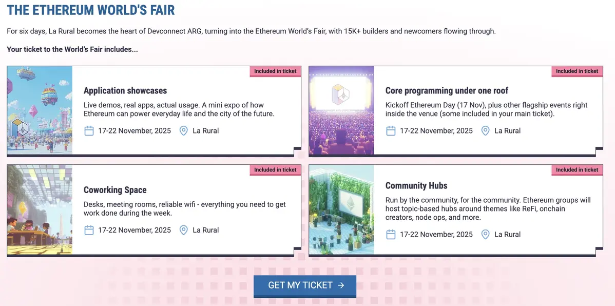 Sáu ngày sự kiện chính là khoảng thời gian các builder và người tham dự cùng hòa mình vào chuỗi hoạt động của Devconnect.webp