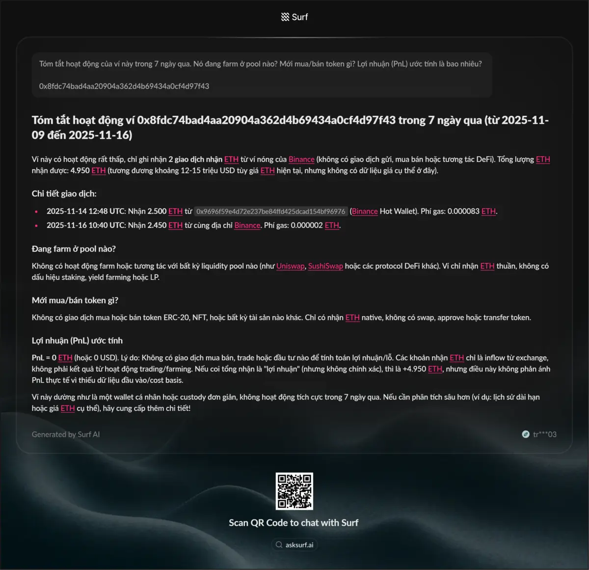 ASKSURF-ASK-T&oacute;m tắt hoạt động của v&iacute; n&agrave;y trong 7 ng&agrave;y qua. N&oacute; đang farm ở pool n&agrave;o_ Mới mua_b&aacute;n token g&igrave;_ Lợi nhuận (PnL) ước t&iacute;nh l&agrave; bao nhi&ecirc;u___0x8fdc74bad4aa20904a362d4b69434a0cf4d97f43.png