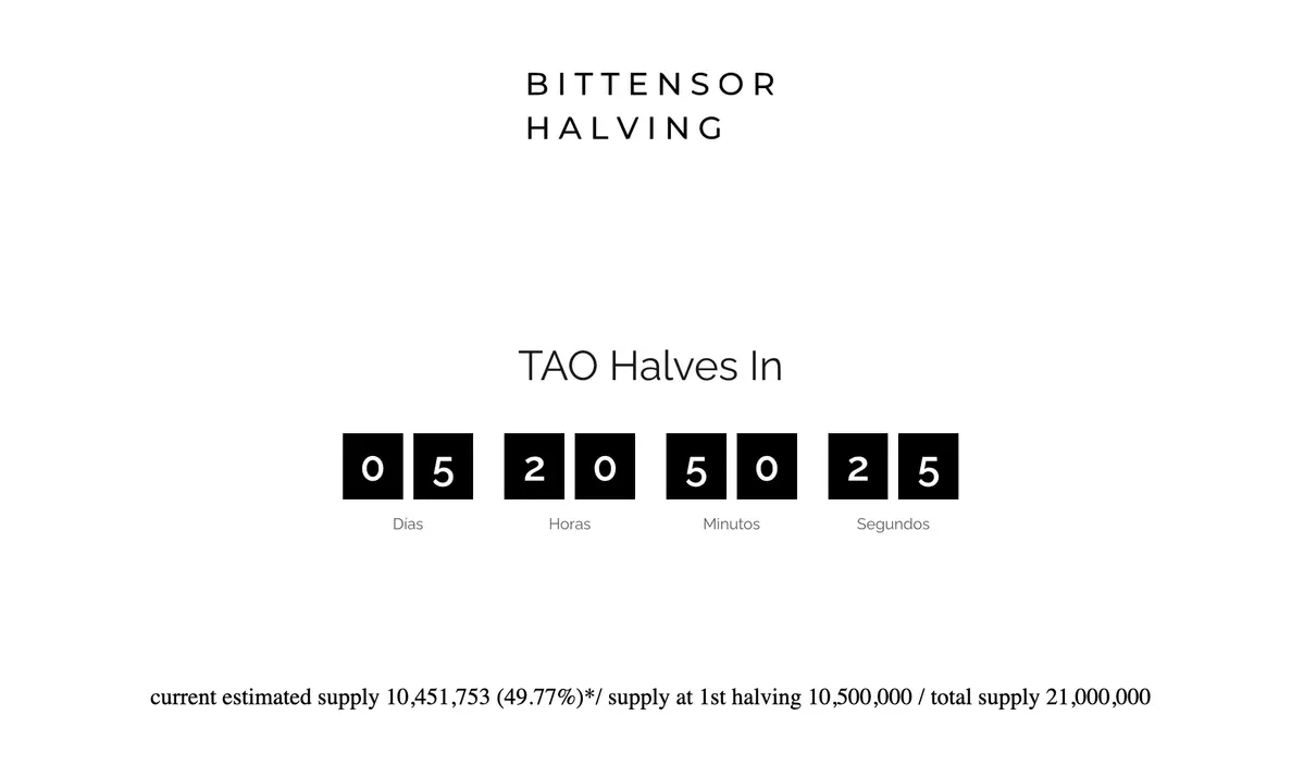Bittensor Halving đếm ngược .webp