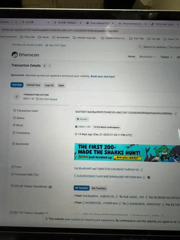 Dữ liệu rút trên Etherscan.webp