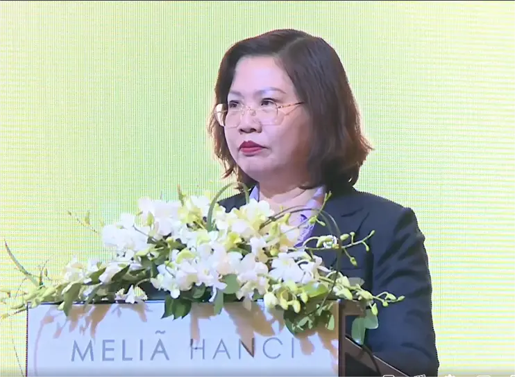 Chủ tịch UBCK Nhà nước Vũ Thị Chân Phương. Ảnh- Văn Giáp vnanet.vn.png