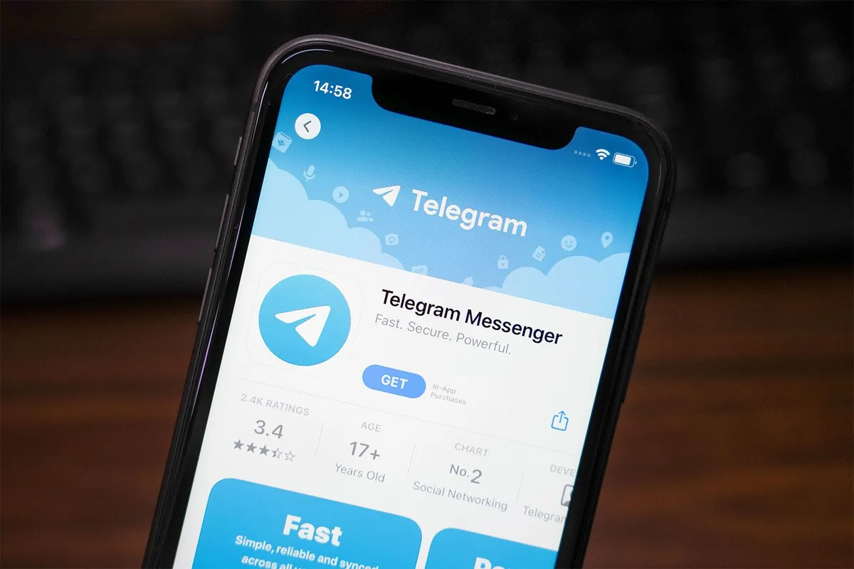 The-Telegram-messenger-app-is-displayed-in-the-App-Store-on-an-iPhone-Telegram-app-logo.jpg