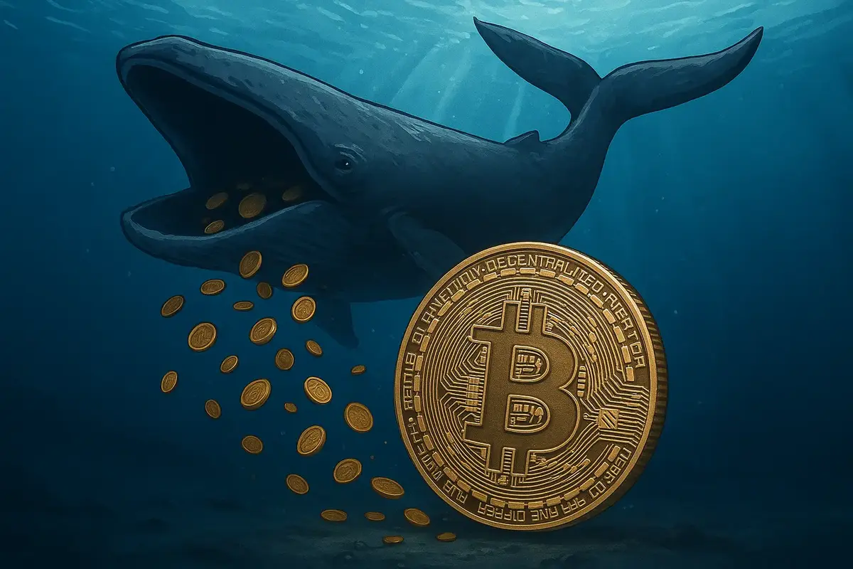 Ví cá voin chứa 24.000 BTC bán ra