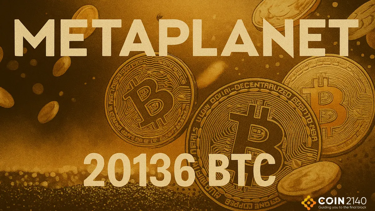 Metaplanet vừa mua thêm 136 BTC, nâng tổng nắm giữ lên hơn 20.000 BTC và đứng thứ 6 toàn cầu trong top 100 công ty nắm giữ Bitcoin nhiều nhất.