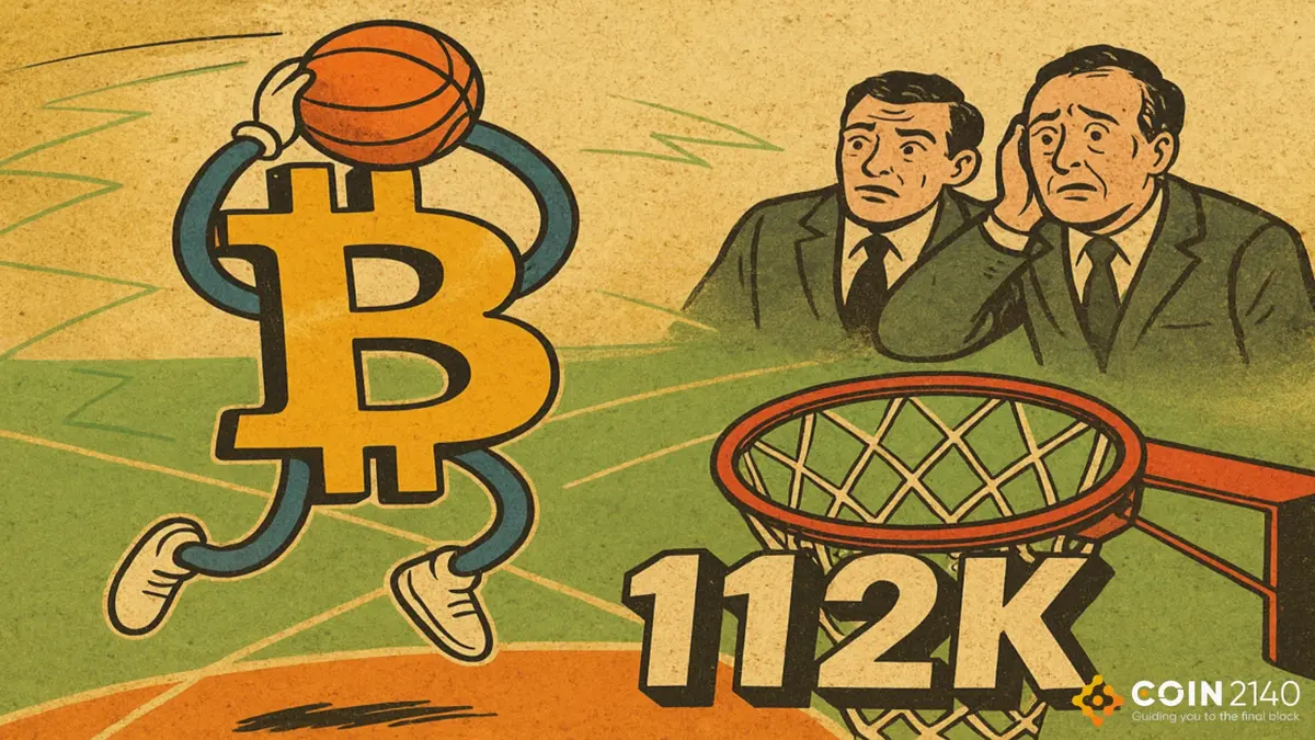 Bitcoin vượt 112.000 USD nhưng thị trường vẫn dè dặt