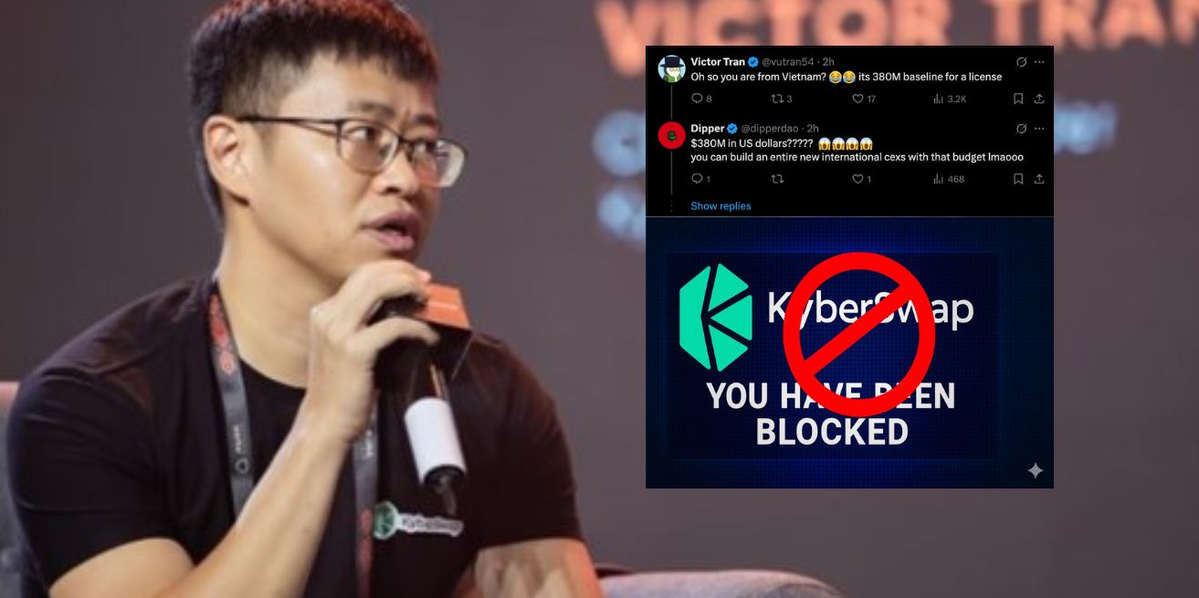 Kyberswap bị block