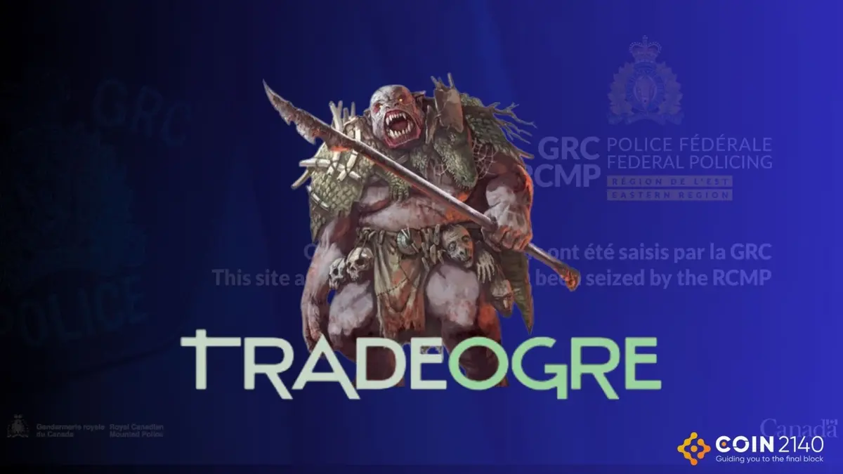 Cảnh sát Canada thu giữ 40 triệu USD crypto từ sàn TradeOgre hoạt động chu
