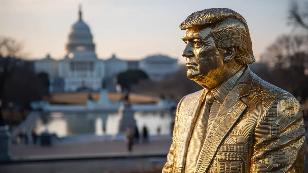 Tượng-vàng-Donald-Trump