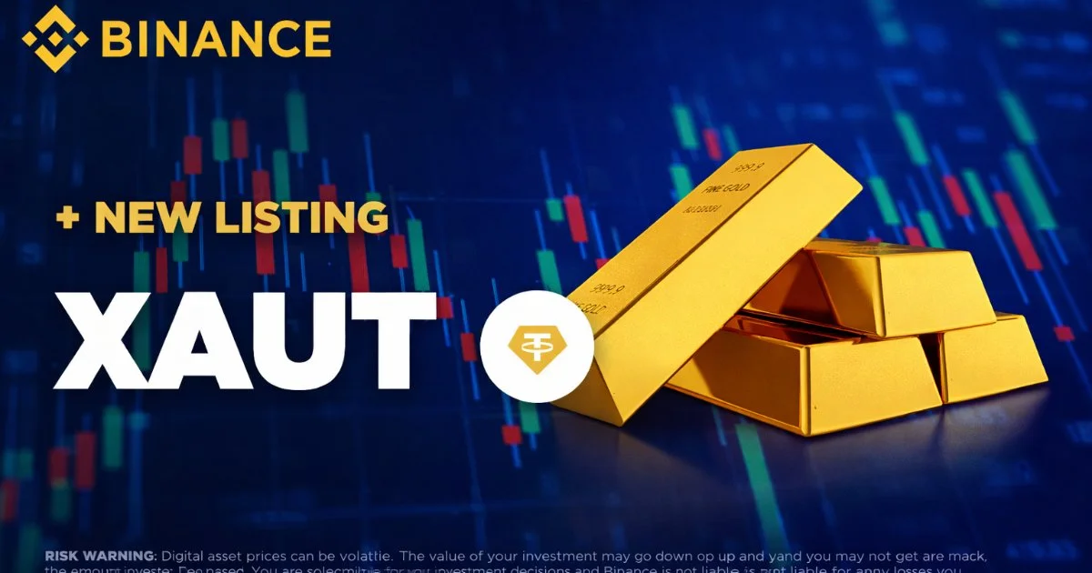 Binance XAUT Vàng Tether Gold spot