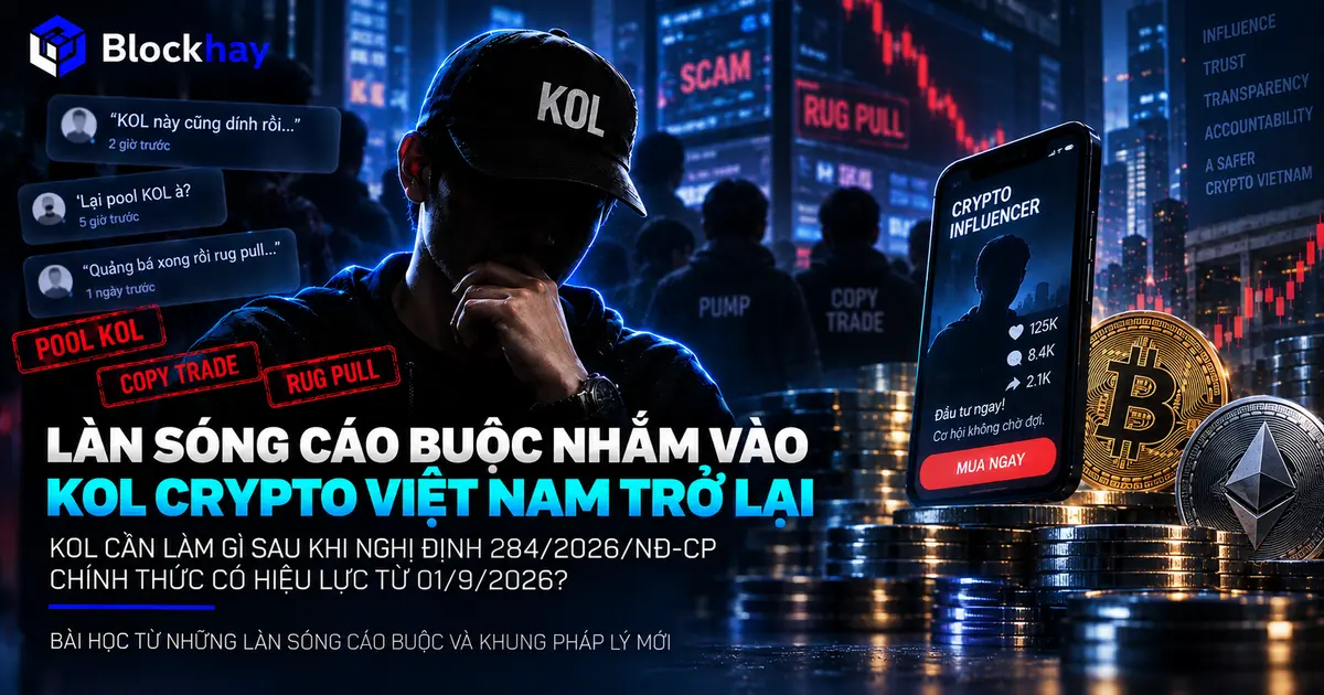 Nhiều KOL crypto Việt Nam vướng cáo buộc từ người dùng cộng đồng sau Nghị định 284 Blockhay