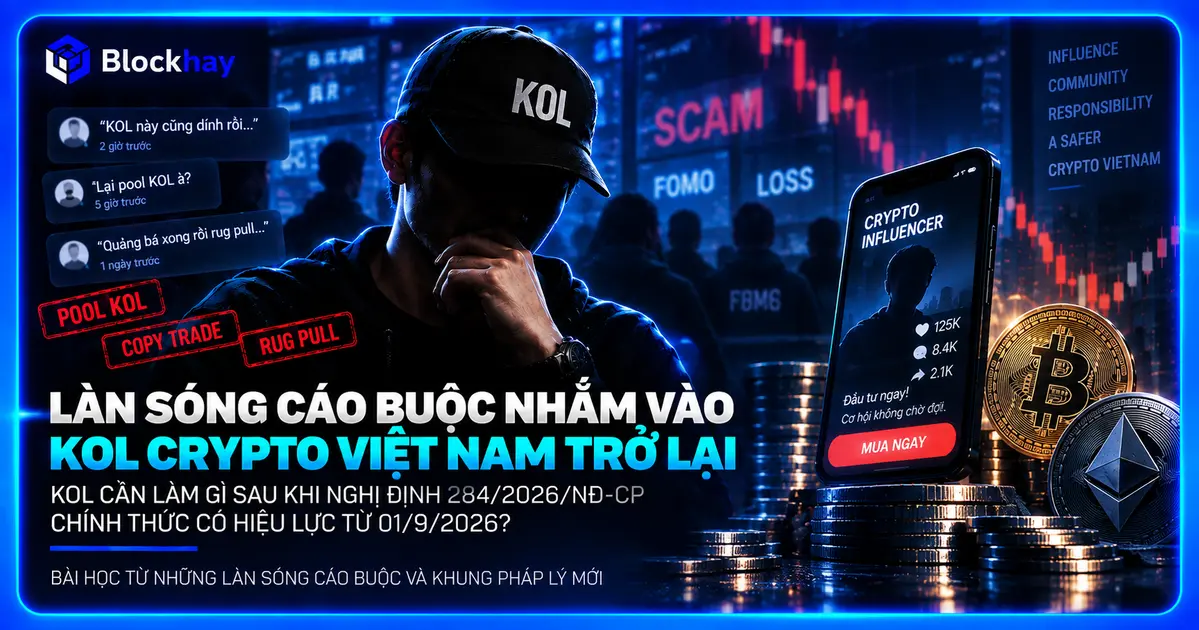 Nhiều KOL crypto Việt Nam vướng cáo buộc từ người dùng cộng đồng sau Nghị định 284 Blockhay