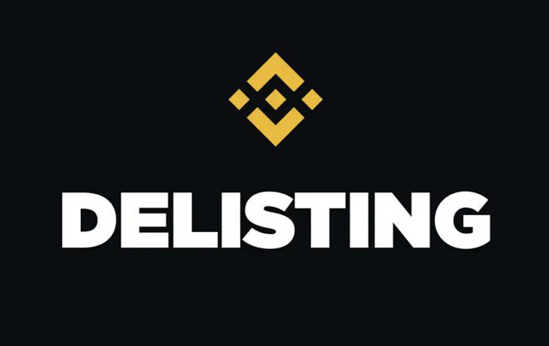 Binance thông báo huỷ niêm yết